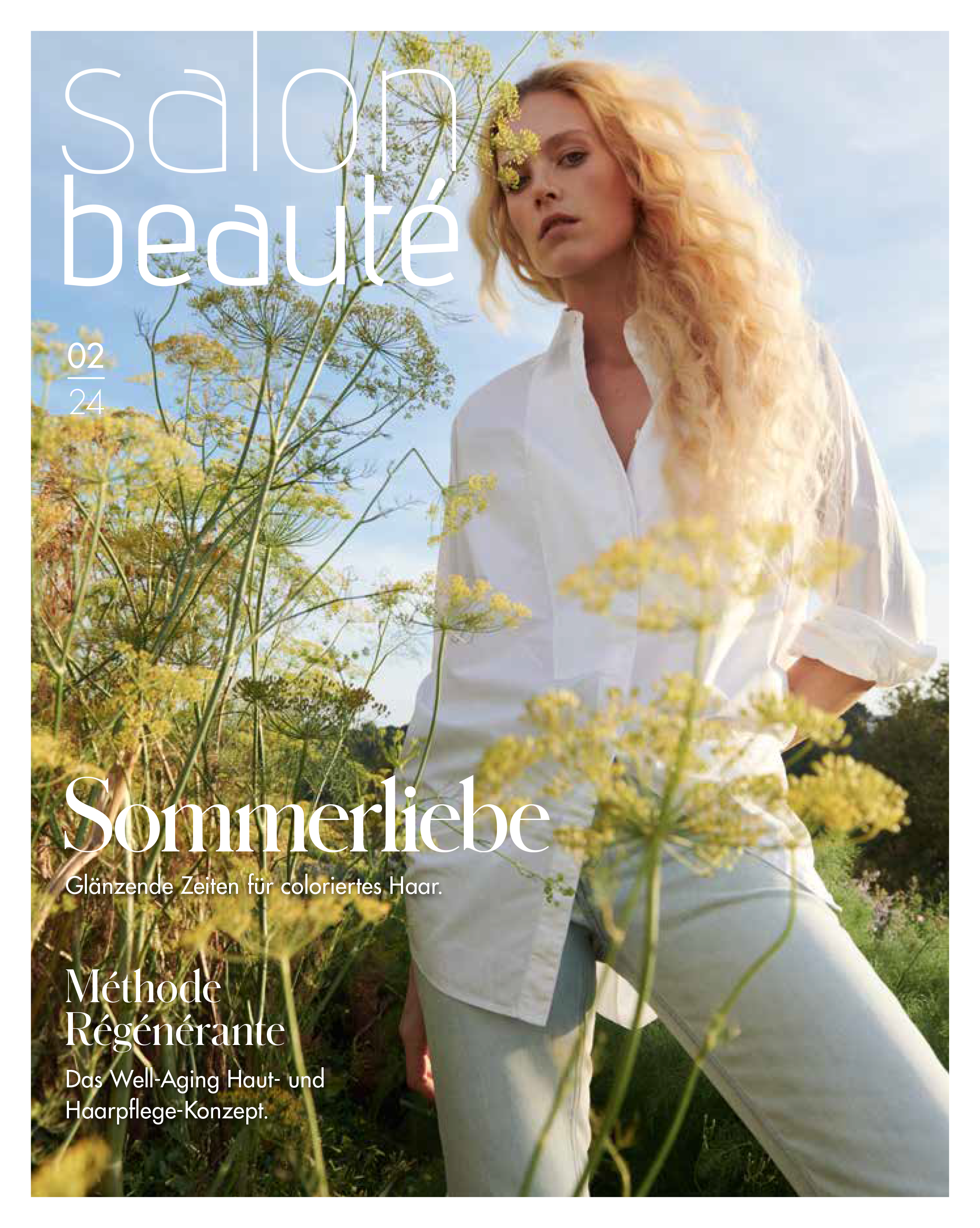 Aktuelle Salon Beauté 02/24, das Beauty-Magazin von La Biosthétique.